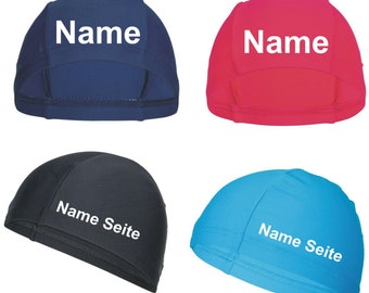 Children's bathing cap bathing cap bathing cap swimming cap printed with name