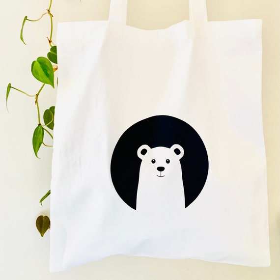 small brushed tote bag