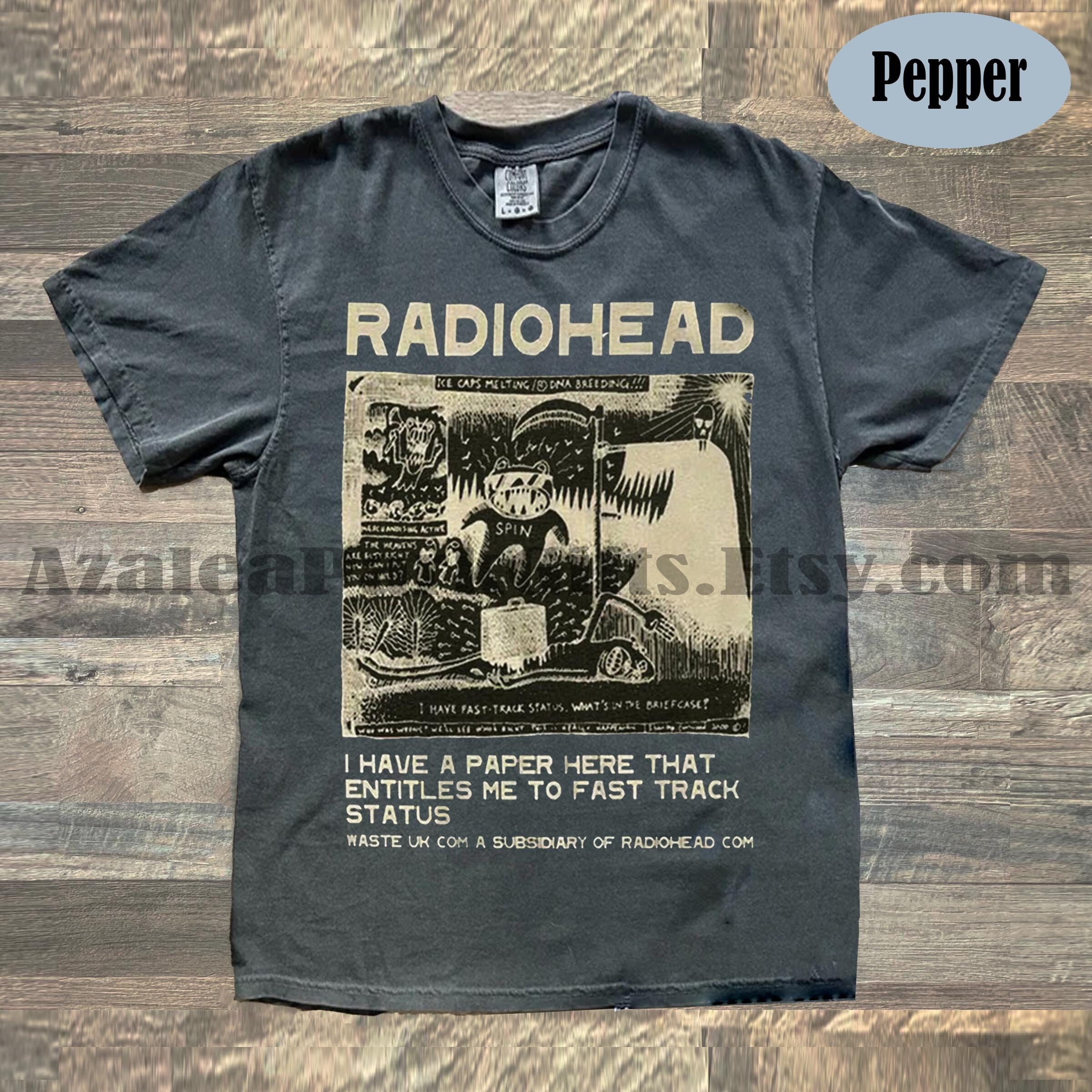 Radiohead Tshirt - Etsy