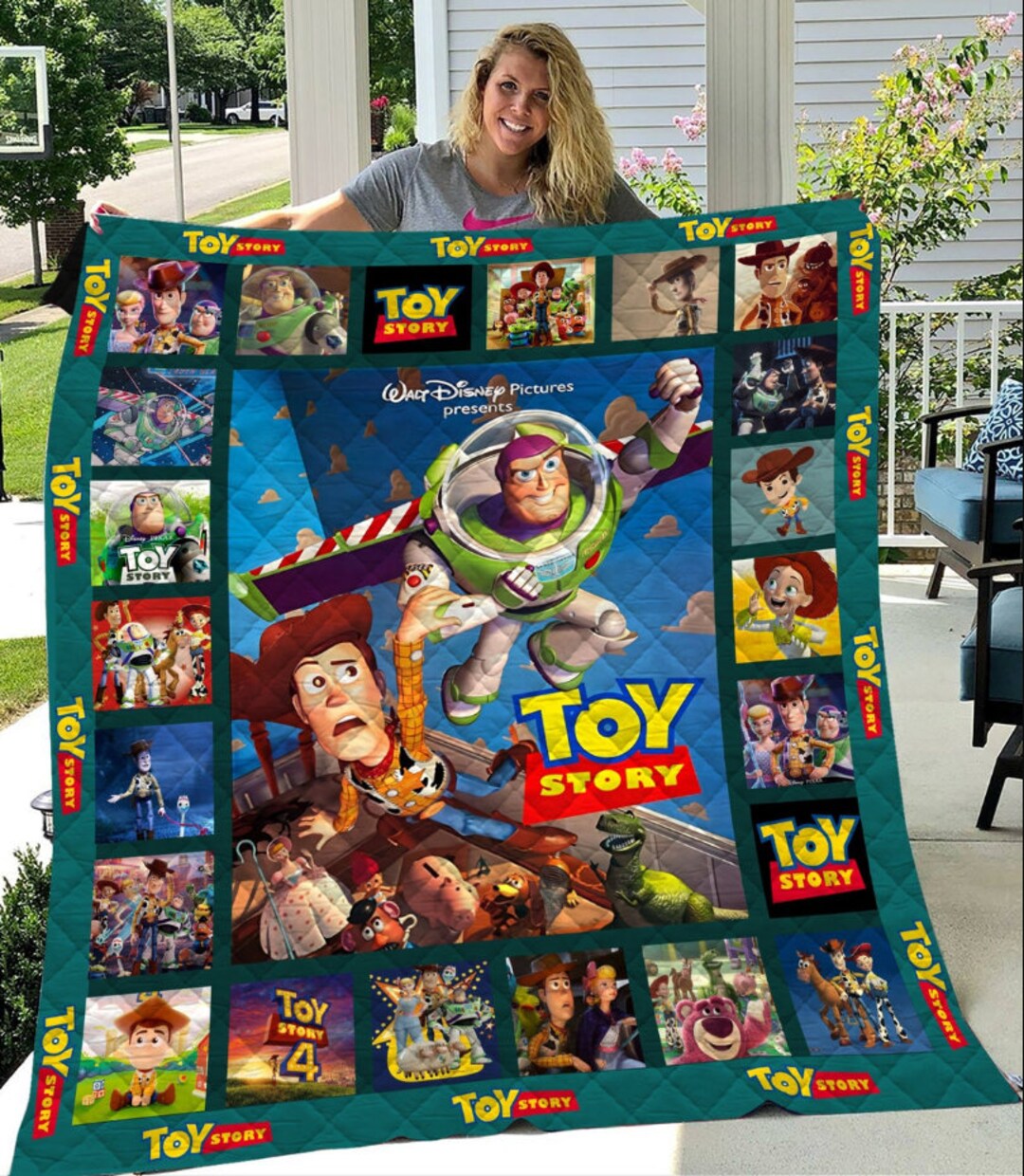 Toy Story Blanket Toy Story 4 Blanket Toy Story Baby Etsy