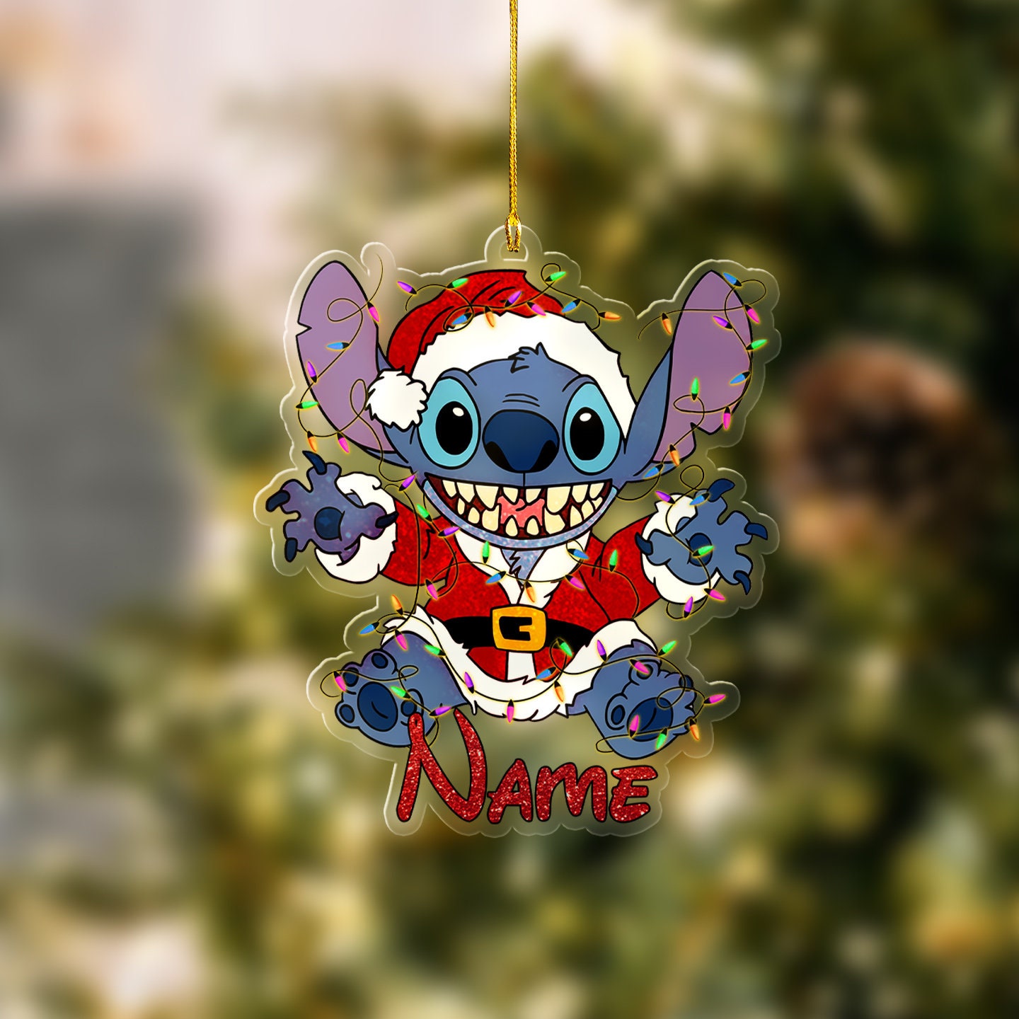 Stitch Personnalisé Lilo Stitch Disney Stitch Cadeau De Noël Stitch Ornement Acrylique vendu par