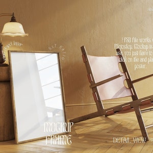 Vertical Mockup Frame, Frame Mockup Single, Frame Mockup, Wooden Frame Mockup, Wooden frame mockup, Photoshop mockup