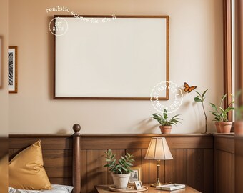 Mockup Frame, Wood Frame Mockup, Frame Mockup, Artwork Mockup, Frame Mock Up, Art Print Mockup