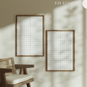 Gallery Wall Frame Mockup: 2x3 Ratio (PSD & JPEG)
