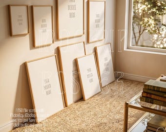 Gallery Wall Frame Mockup (PSD File)