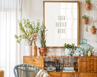 mockup frame, wall art mockup, gallery wall mockup, art print mockup