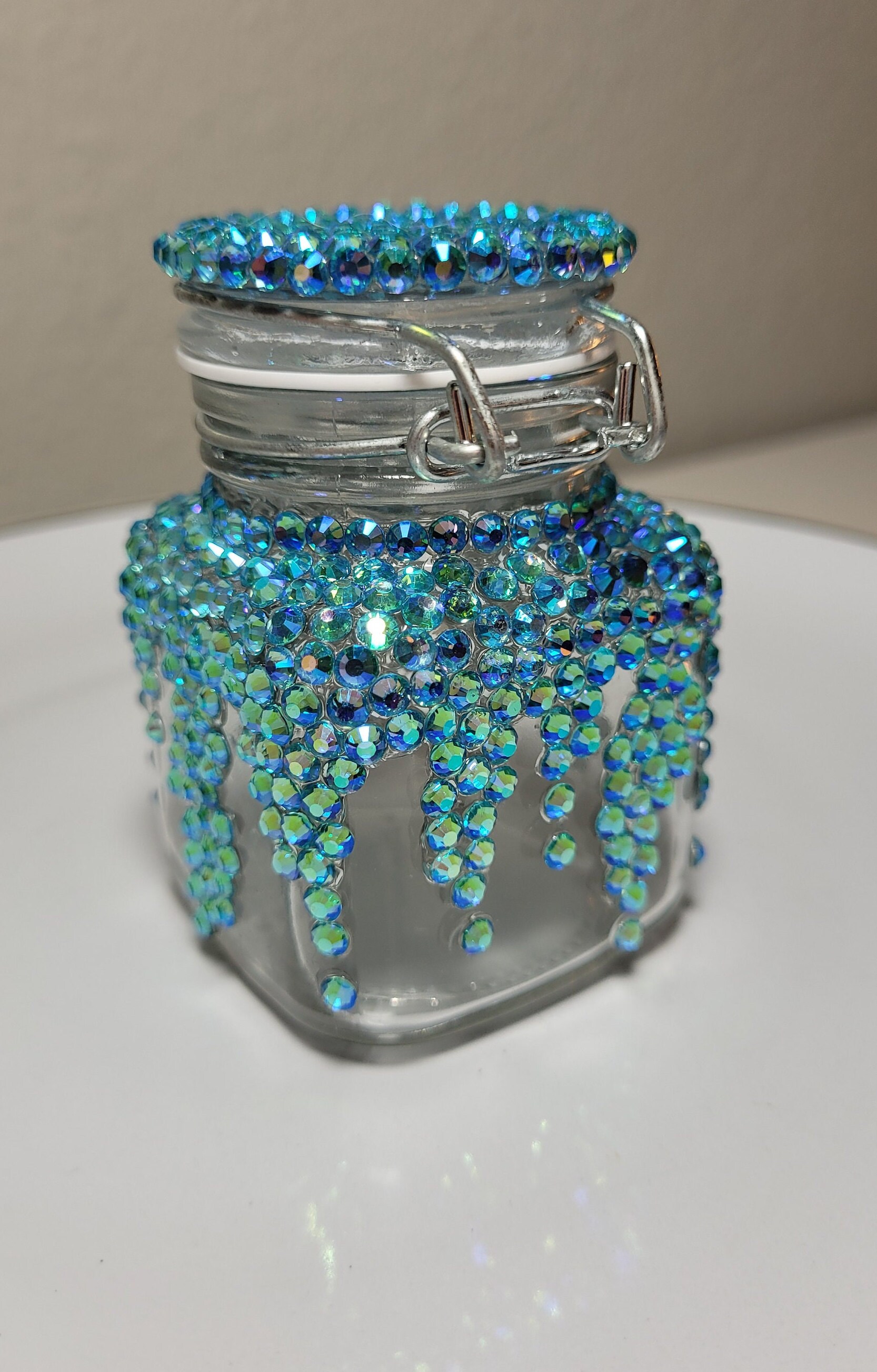 Blinged Stash Jar Bedazzled Stash Box Bling Stashjar Herb Container