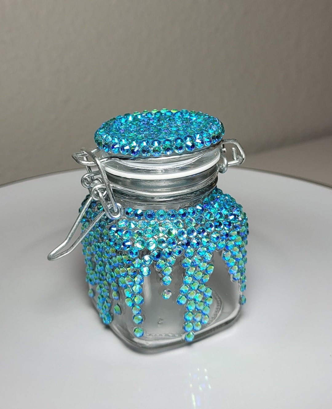 Blinged Stash Jar Bedazzled Stash Box Bling Stashjar Herb Container
