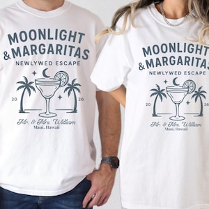Custom Honeymoon Club Shirt, Comfort Colors Couples Honeymoon Vacation T-shirts, Mr and Mrs Tee, Just Married Shirt, Honeymoon Gift P228