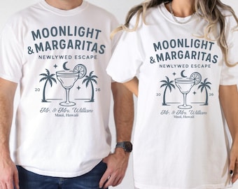 Custom Honeymoon Club Shirt, Comfort Colors Couples Honeymoon Vacation T-shirts, Mr and Mrs Tee, Just Married Shirt, Honeymoon Gift P228