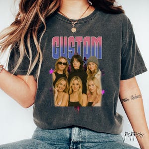 Custom Bootleg Rap Tee, Custom Your Own Bootleg Shirt, Custom Bootleg Shirt, Custom Photo Shirt, Birthday Gift, Husband Christmas Gift, P015