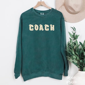 Comfort Colors® Blumen-Trainer-Shirt, Blumen-Trainer-Geschenk, Jubel-Trainer-Shirt, Trainer-Geschenk-Shirt, Trainer-Spieltag-Shirt, Teamgeschenk, Trainer, Q116