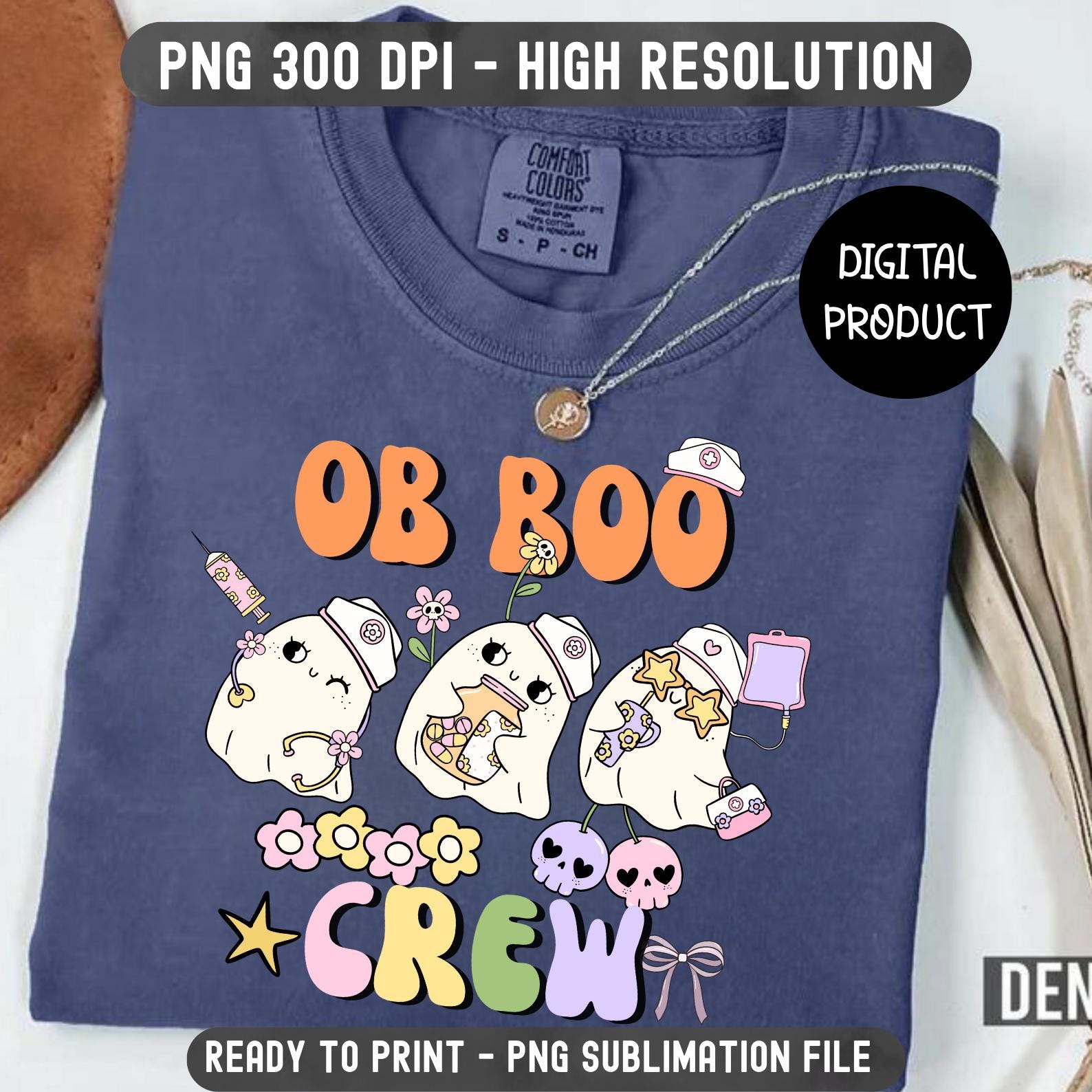 OB-GYN the Boo Crew Png, Funny OB Halloween Png, Ob-gyn Clipart ...
