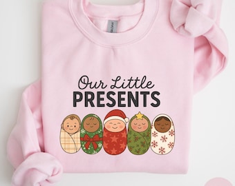 Sudadera para unidad de parto y alumbramiento, suéter para enfermera obstetra, cuello redondo para enfermera de parto y alumbramiento, regalo para madres, enfermeras graduadas, enfermeras de guardería M140