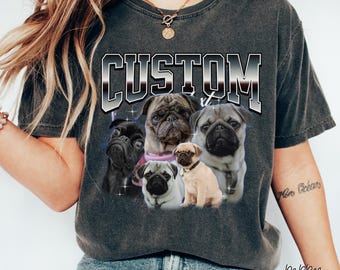 Custom Bootleg Rap Tee, Custom Dog Bootleg Shirt, Custom Dog Shirt, Personalized Dog Bootleg Shirt, Custom Dog's Version, Christmas Tee P026