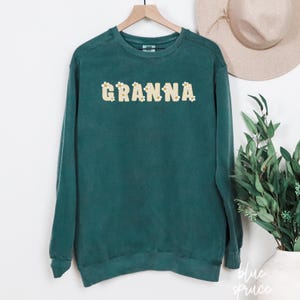 Comfort Colors®  Floral Granna Shirt, Granna Tshirt, Grandma Shirt, Granna Announcement Gifts, Mothers Day Gifts, Grandmother Shirt, Q115