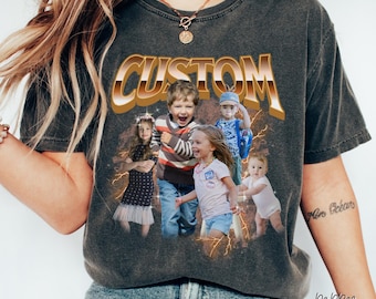 Custom Bootleg Rap Tee, Custom Photo, Vintage Graphic 90s Shirt, Custom Photo Shirt, CUSTOM Your Own Bootleg Idea Here, Valentine's Day P020