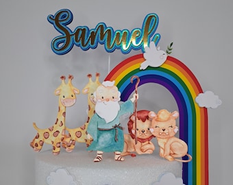 Noah Cake Topper / Noah's Ark Cake Topper