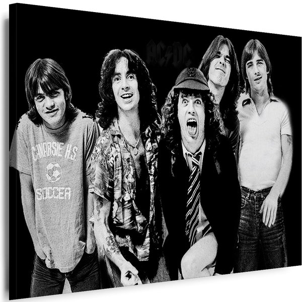 Leinwand Bilder AC/DC Musik Band Kunstdruck Wandbilder