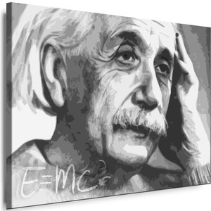 Leinwand Bilder Albert-Einstein Physiker Kunstdruck Wandbilder