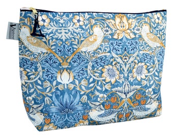 William Morris Strawberry Thief Large Sack Toiletry Bag