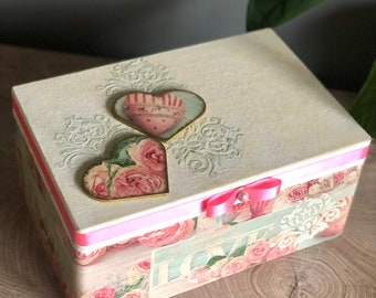 Memories Box - Handgefertigte Magie der Erinnerungen zum Aufbewahren von Hochzeitsfotos und Unvergesslichen Momenten - Perfektes Geschenk für besondere Feierlichkeiten!