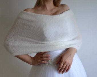 Elfenbein Hochzeit Stola, Braut Bolero Jacke, Vertuschen, Schornstein Brautjungfer, Hochzeit wrap, Junggesellinnenabschied Geschenk, Brautschal