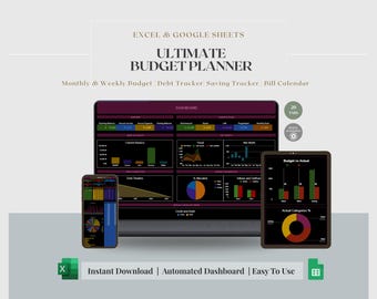 Foglio di calcolo definitivo per il budget annuale (Excel, Fogli Google) – Pianificatore finanziario