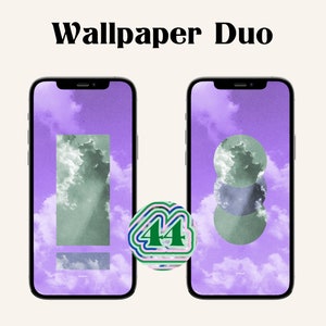 How to get Duo iPhone wallpapers with split colors  YouTube