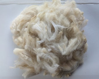 Natural Alpaca Fiber Bird Nesting Material: Raw Wool Fleece Refills
