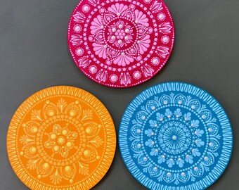 Dotting Mandala 18cm (7.09 in) Wall decoration, painting