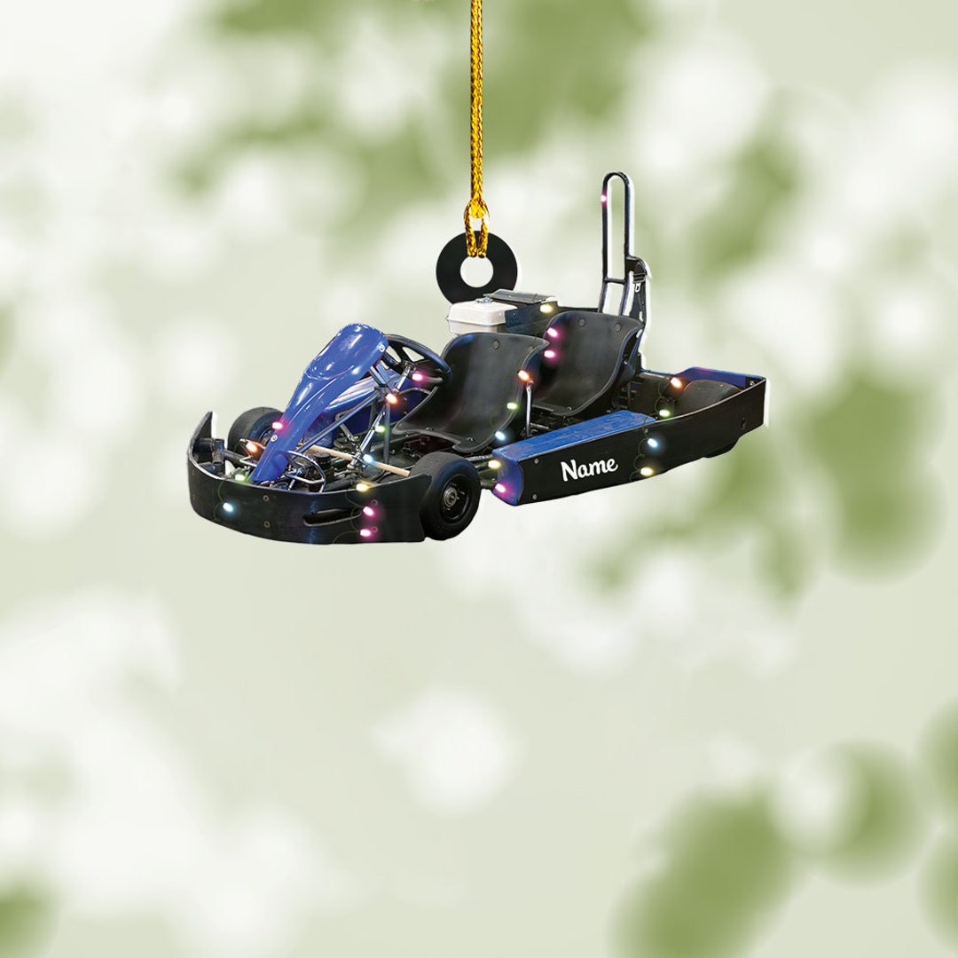 Go Kart Christmas Ornament 