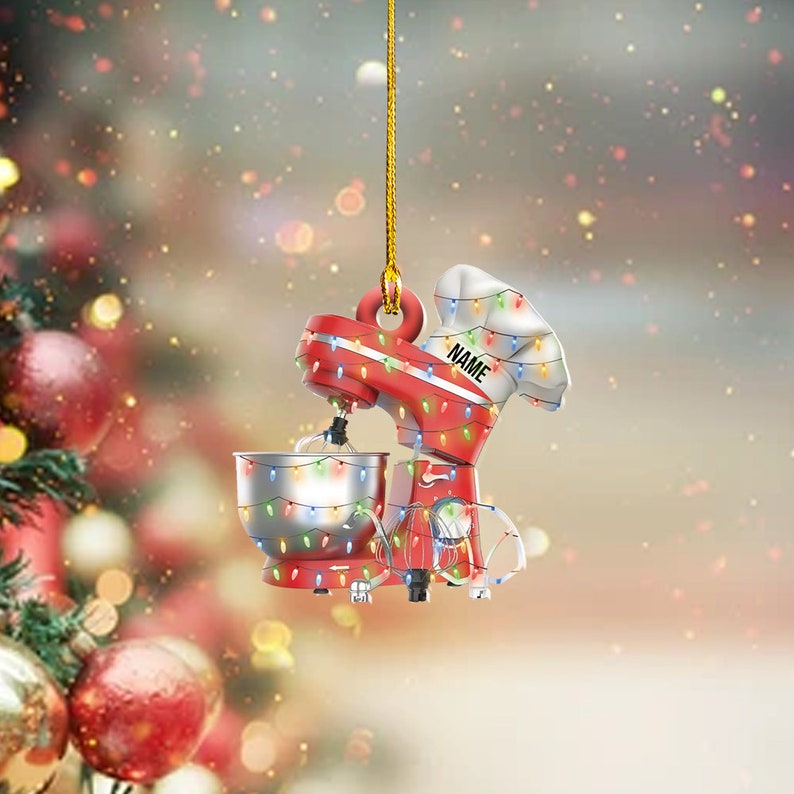 Personalized Baking Mixer Ornament Gift for Baking Lover Etsy