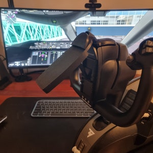 Clipboard and Phone Mount for Thrustmaster Yoke 787