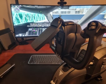 Clipboard and Phone Mount for Thrustmaster Yoke 787