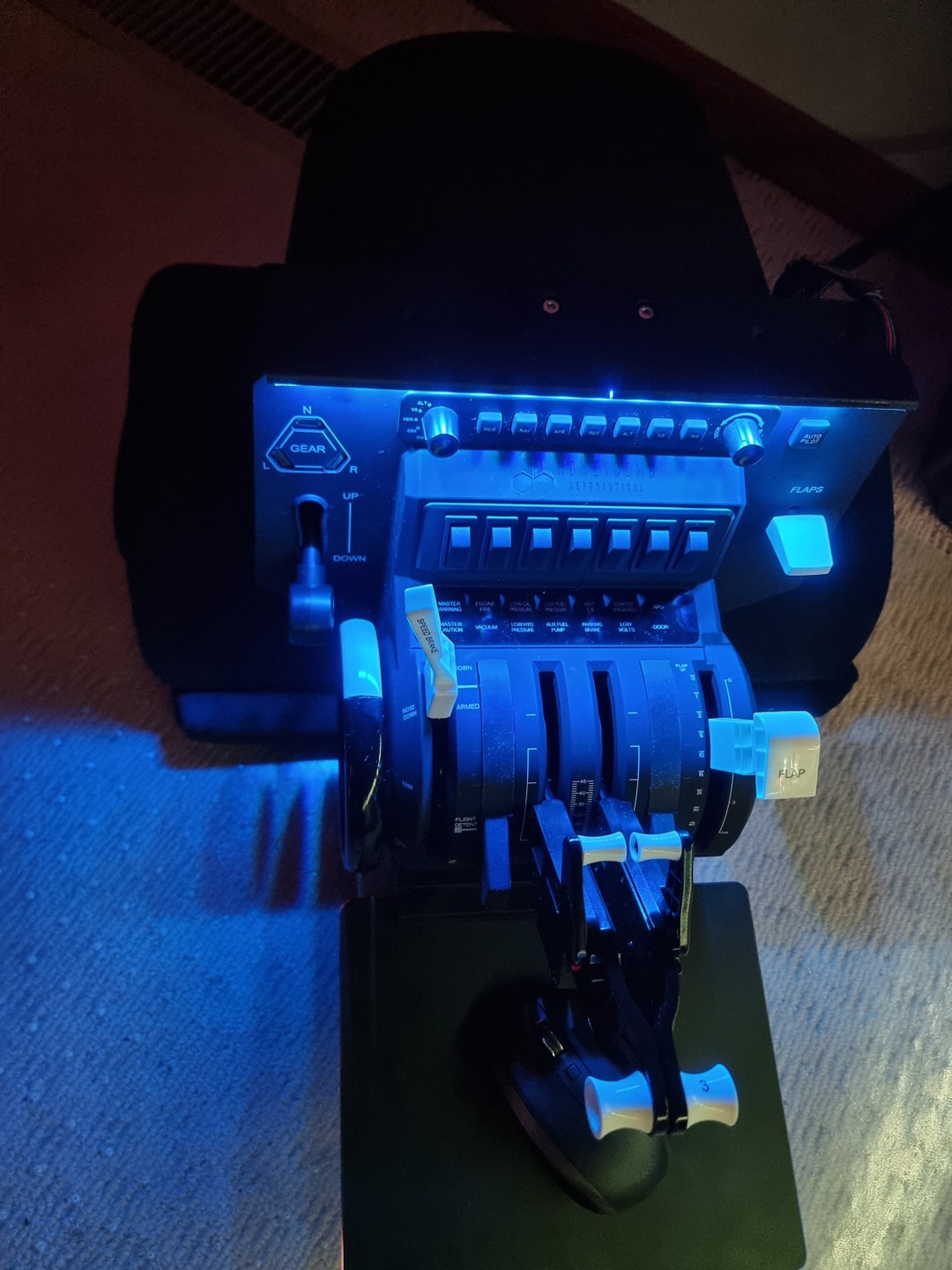 Alpha Yoke and Bravo Throttle Quadrant USB RGB