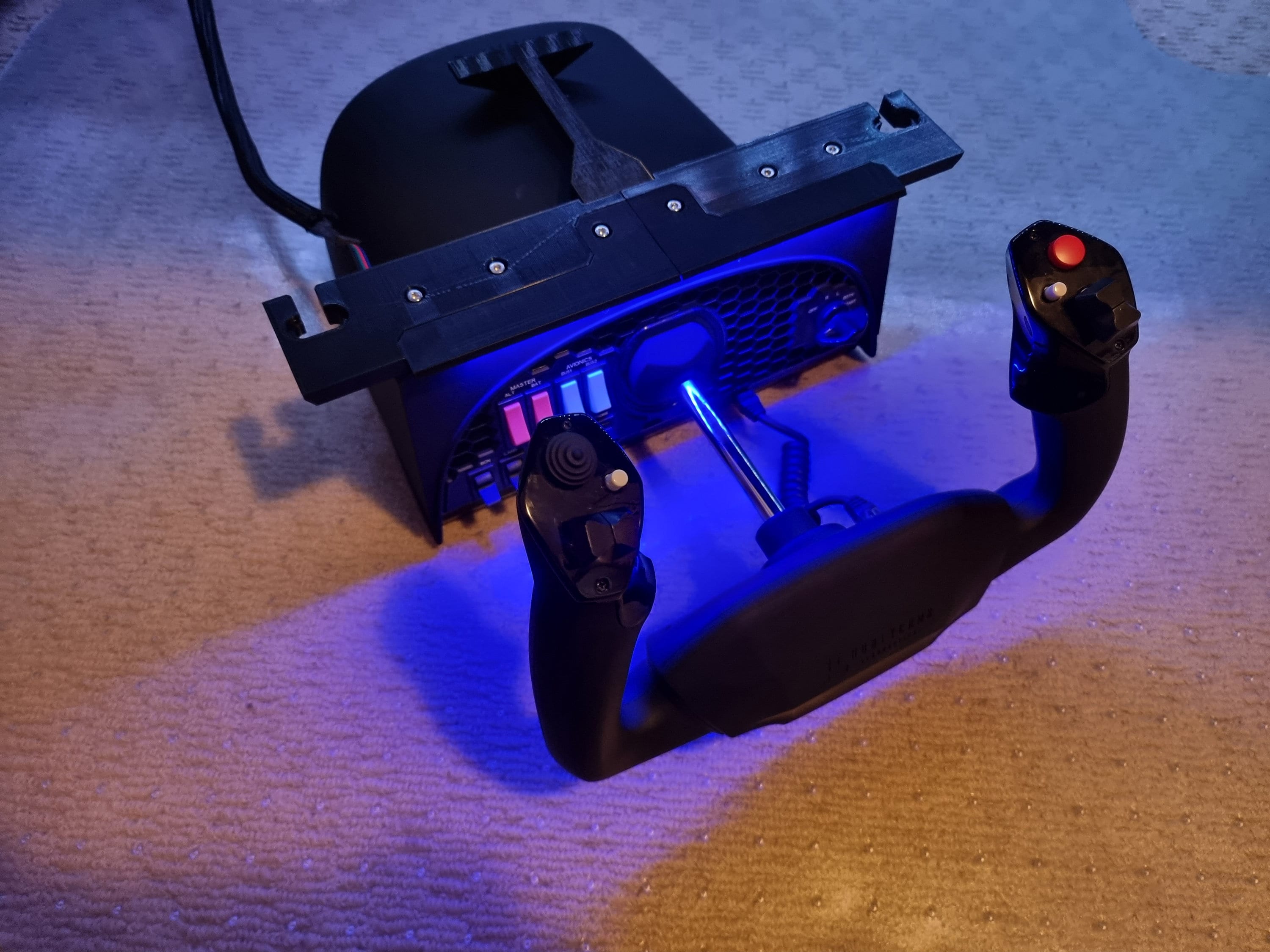 Alpha Yoke Bravo Throttle and Logitech Etsy