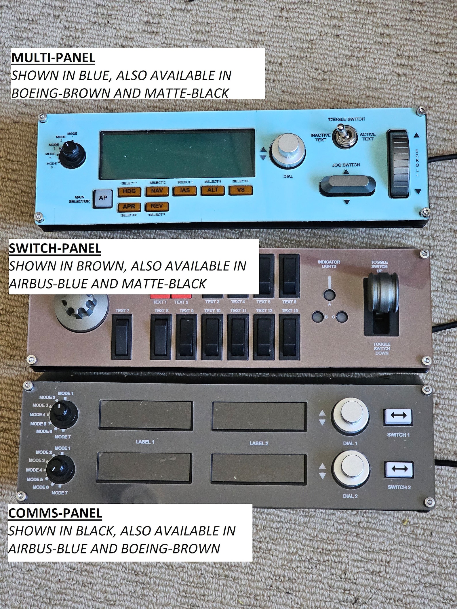 Logitech Panel Custom Laser Engraved Faceplates (both Illuminated and ...