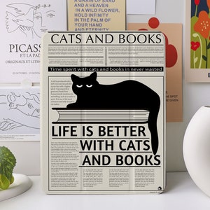 Étui pour iPad Black Cat Notes pour iPad Air 4/5, iPad 10 10,9" 2022, iPad Pro 12,9" 2021, Pro 11" 2022, iPad Mini 6/5/4, housse iPad
