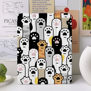 Cats&#39; Claw iPad Case for iPad Air 4/5 iPad 10 10.9&quot; 2022 iPad Pro 12.9&#39;&#39; 2021 Pro 11&quot; 2022 iPad Mini 6/5/4, iPad cover