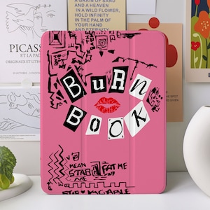 Burn Book iPad Case for iPad Air 4/5 iPad 10 10.9" 2022 iPad Pro 12.9'' 2021 Pro 11" 2022 iPad Mini 6/5/4, iPad cover