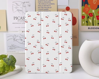 Little Cherry iPad Case for iPad Air 4/5 iPad 10 10.9&quot; 2022 iPad Pro 12.9&#39;&#39; 2021 Pro 11&quot; 2022 iPad Mini 6/5/4, iPad cover