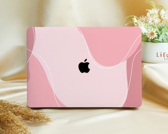 Peach Pink Jelly Personalized Hard Protective Case for Macbook Pro 13”, 2022 M2 Air Pro, Laptop Hard Case for 12/13/14/15/16 inch