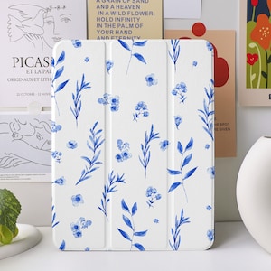 Blue Gingko iPad Case for iPad Air 4/5 iPad 10 10.9" 2022 iPad Pro 12.9'' 2021 Pro 11" 2022 iPad Mini 6/5/4, iPad cover