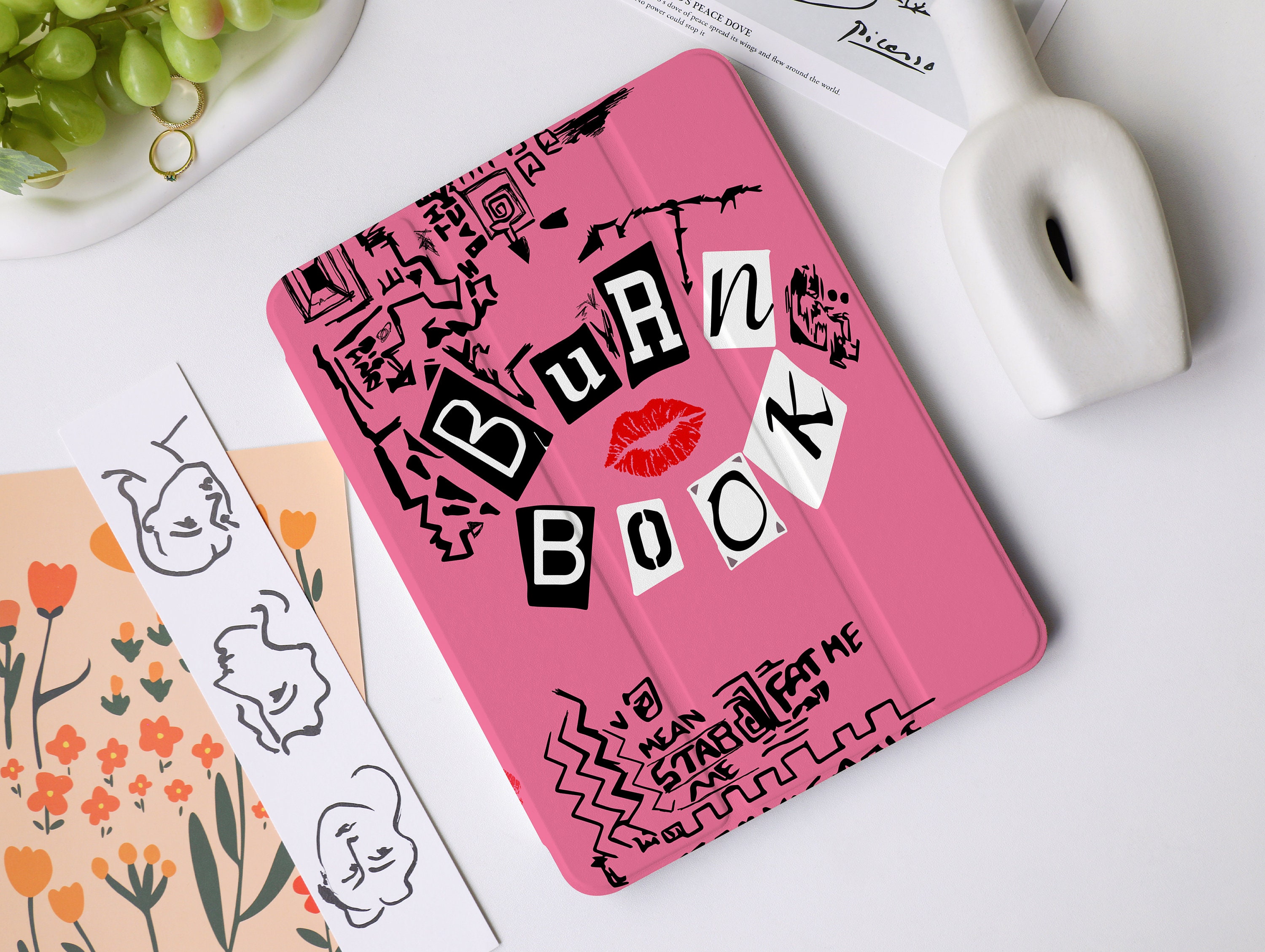 Burn Book iPad Case for iPad Air 4/5 iPad 10 10.9 2022 Etsy