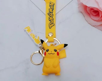 Pikachu Key Ring Chain Bag Charm
