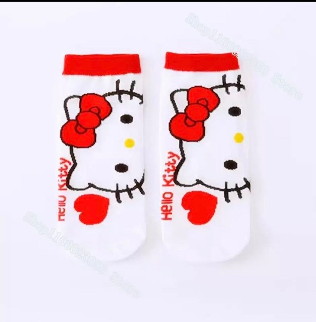Hello Kitty Ankle Socks Etsy