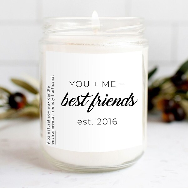 Best Friend Candle Etsy