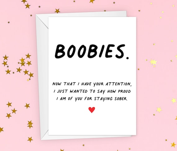Funny Dill Sobriety Card - Cute Soberversary Recovery Card With Pun Message