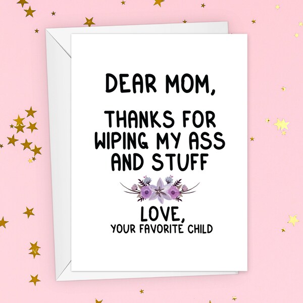 Funny Mothers Day Cards Etsy
